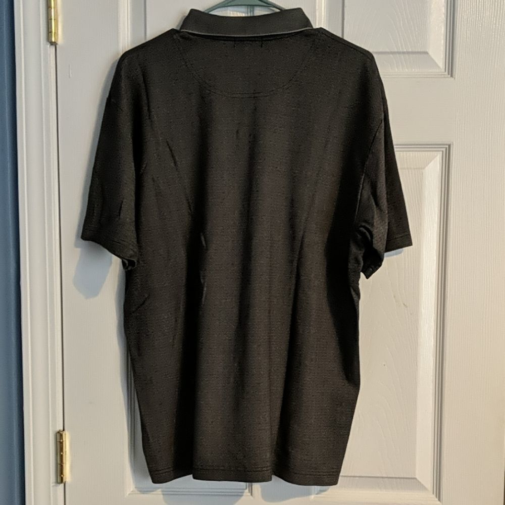 Claiborne charcoal gray dress shirt Sz Xl - Picture 6 of 6
